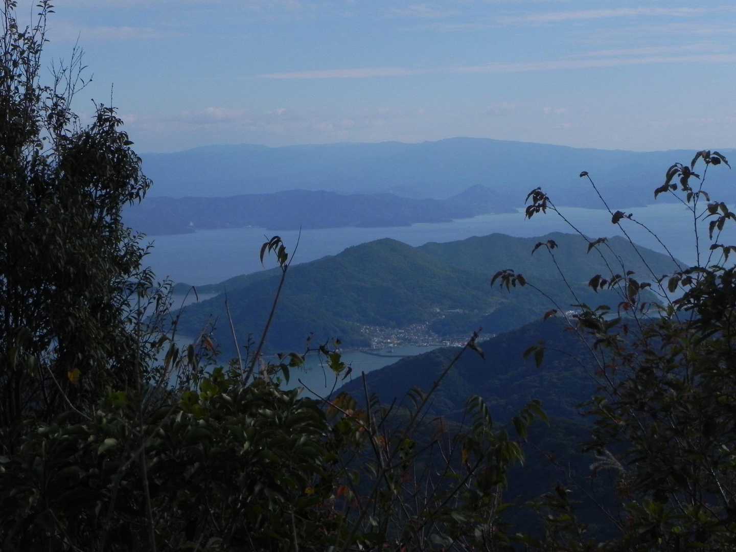 島が見えてる