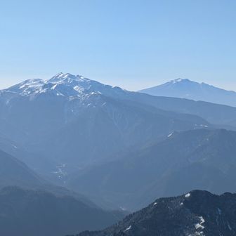 乗鞍岳に御嶽山🎶