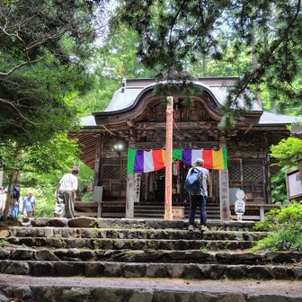 一番札所から山間の急な車道を登ると二番札所の『真福寺』
木立の中の静かなお寺です
こちらは無人寺ですので
麓の光明寺で御朱印を頂きました
