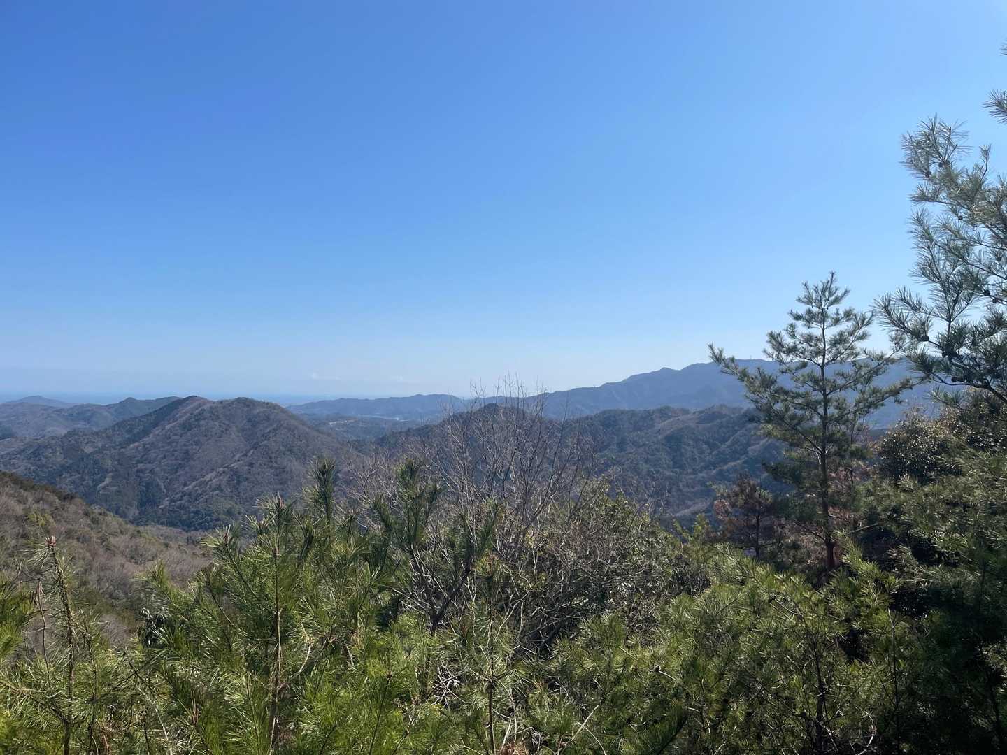 西龍王山-蝦尾僧越-東龍王山 縦走コースの写真