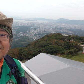 山頂展望台から小倉方面を背にして