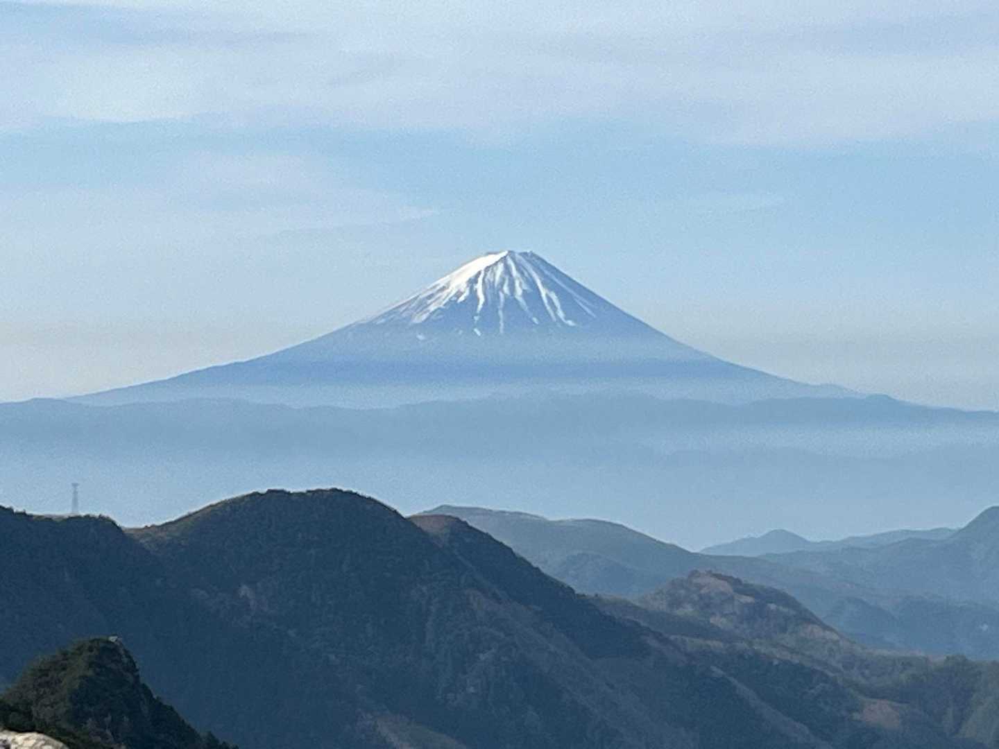 なんと端正なお顔立ちの富士山！