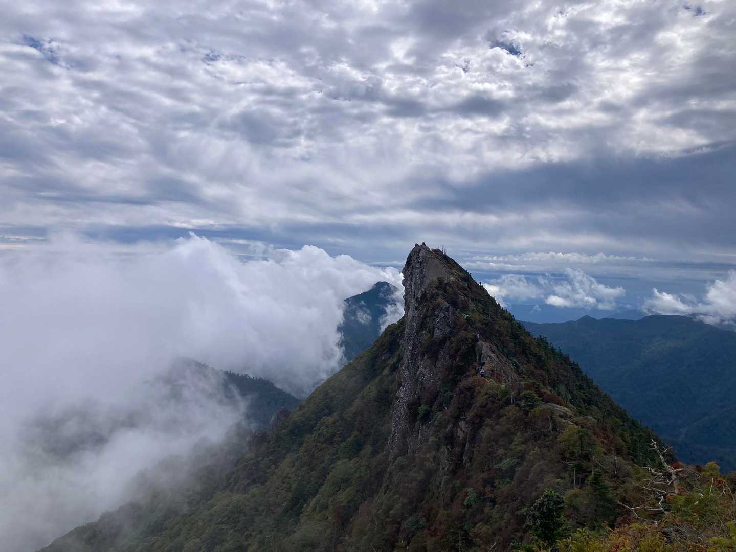 石鎚山 土小屋ルートの写真