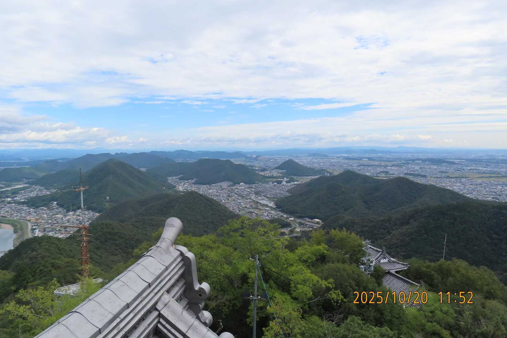 岐阜城天守閣からの眺望
