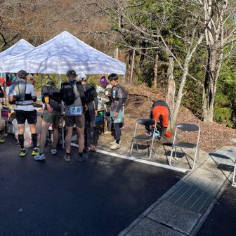 エイドではトイレ渋滞