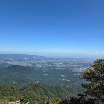 山頂からの景色