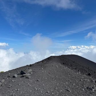 ご褒美の絶景が広がっていました