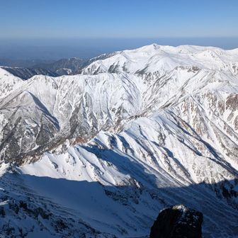 西鎌尾根と双六岳