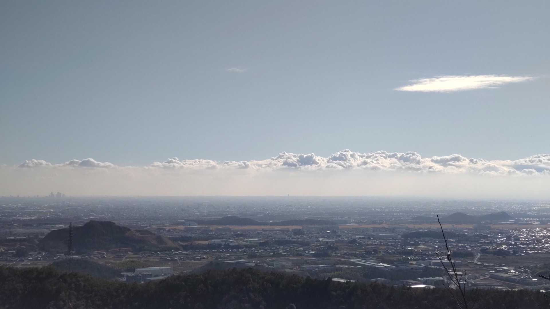 向山見晴らし展望台からの眺望🙄