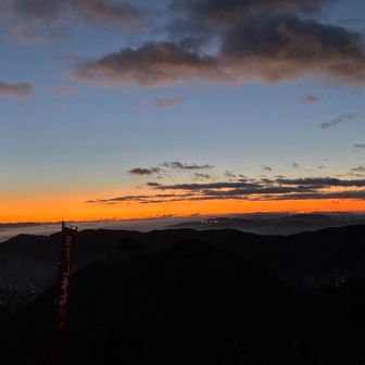 山頂に到着〜
すでに多くのご来光待ちの人でいっぱいです☺️
