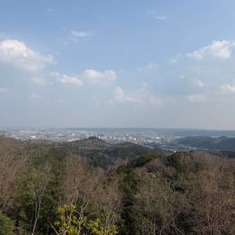多峯主山山頂からの眺望