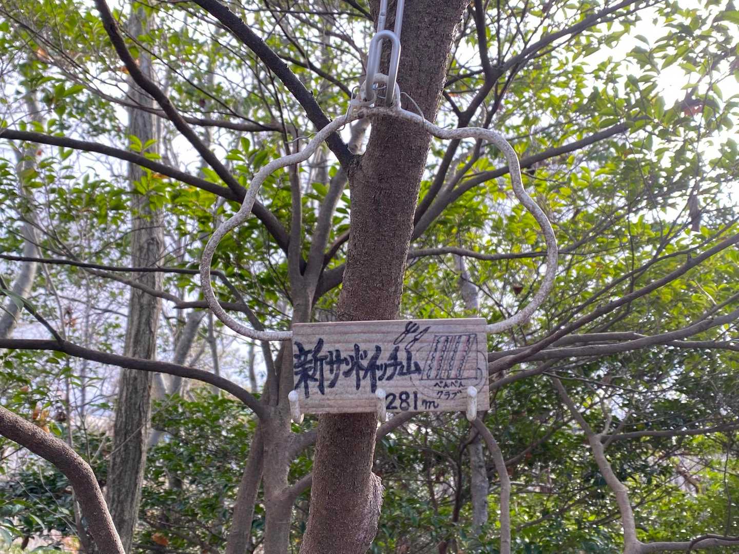 新サンドイッチ山
281m
198座目