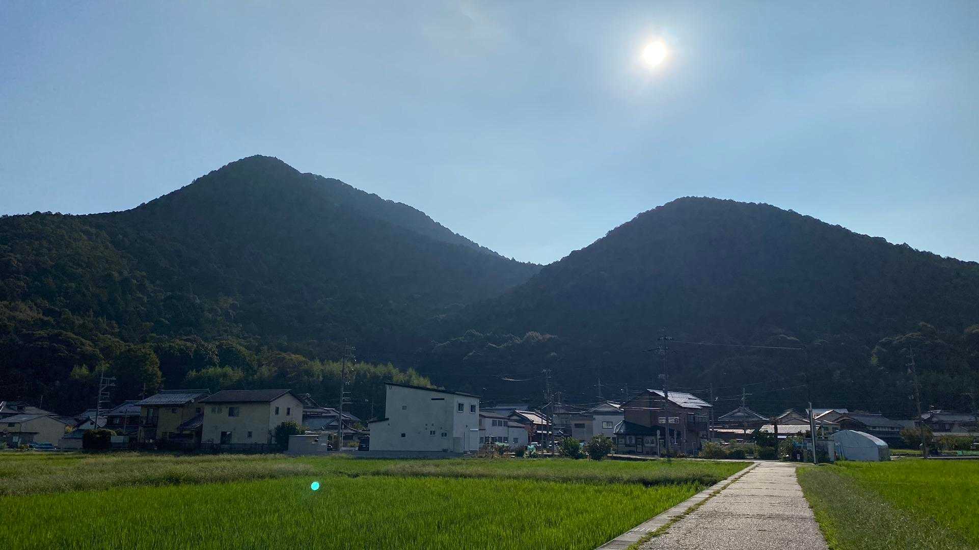 三上山と女山
素晴らしい天気☀️