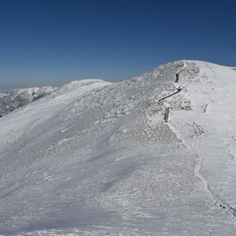 仙ノ倉山へ続く稜線