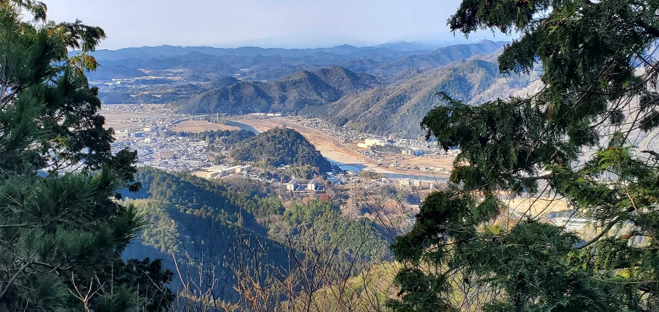 小倉山が見える❗
