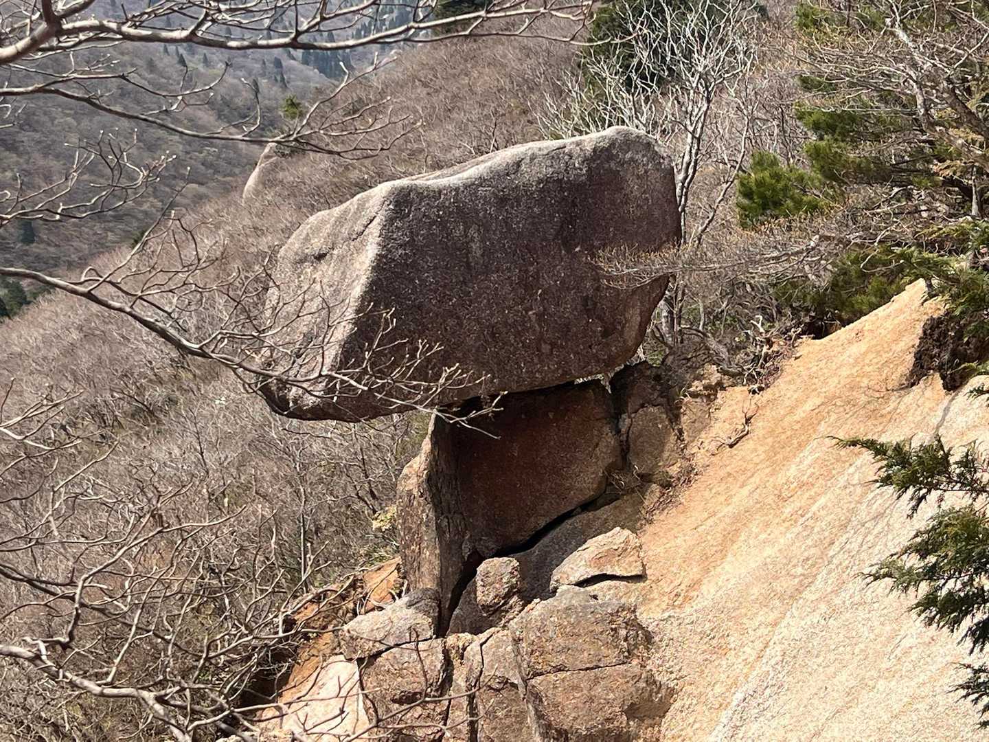 いつか転げ落ちてくんだろうね🪨