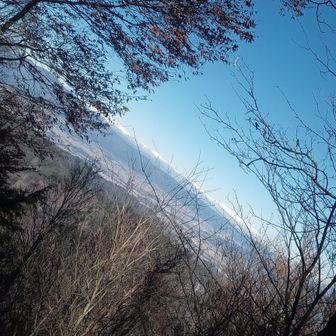 南峰からの北アルプス