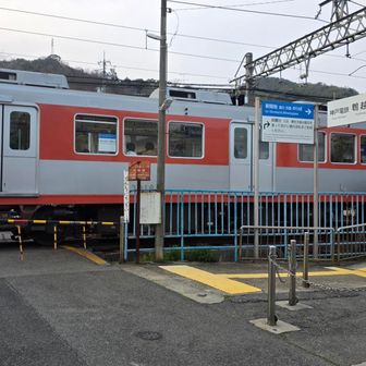 一足先に電車でホテルへ👋