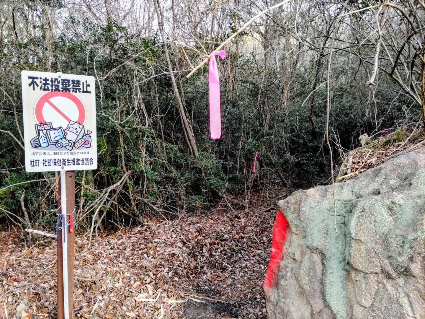 住宅街をぬけたところが登山口😀