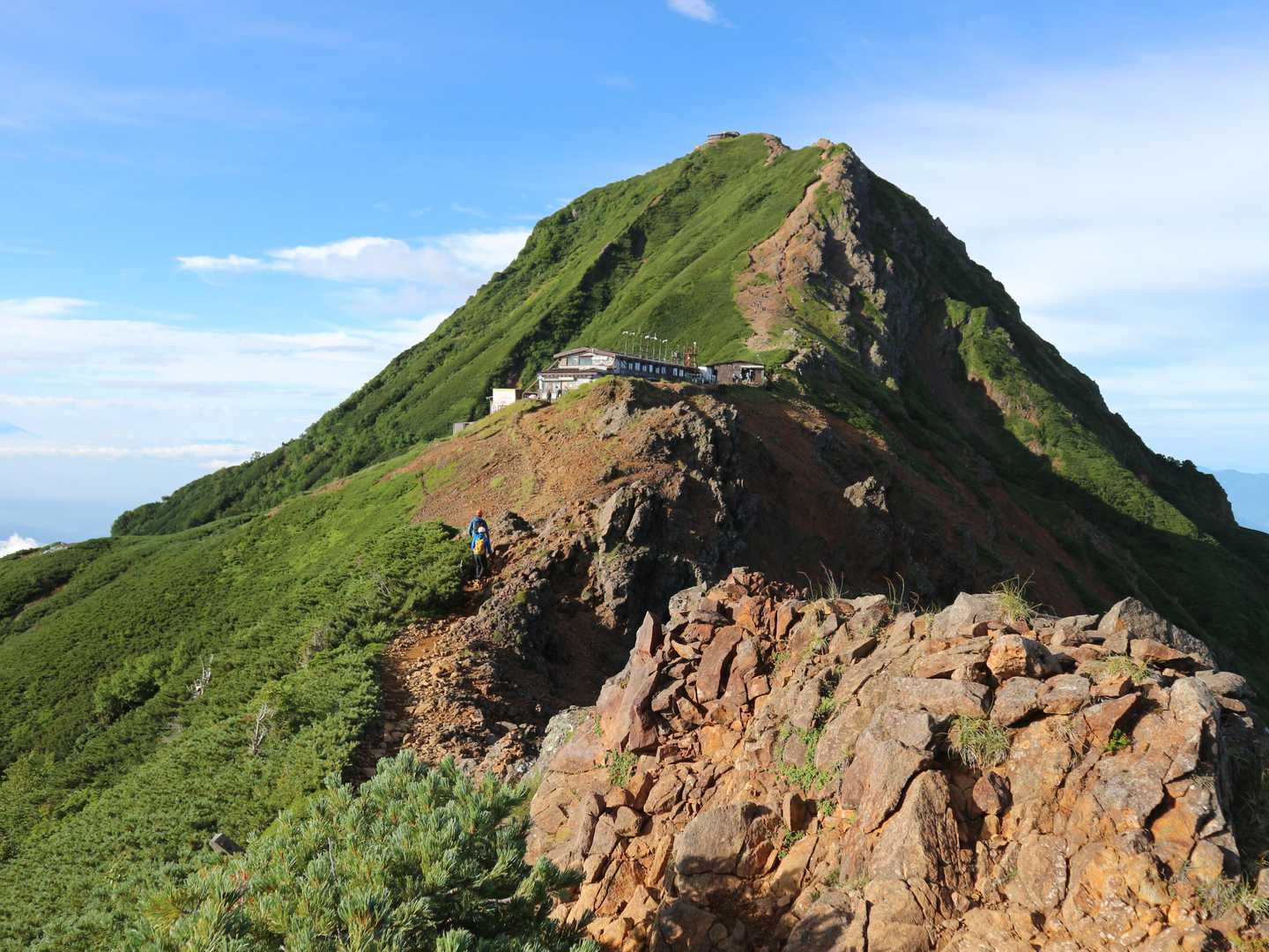 美濃戸口登山口-美濃戸登山口-赤岳-地蔵ノ頭-横岳-硫黄岳 周回コースの写真