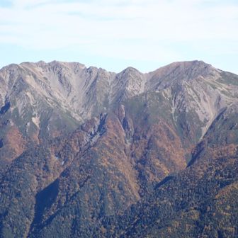 農鳥岳〜西農鳥岳