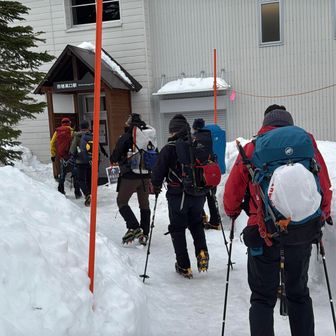 西穂高口駅に到着。