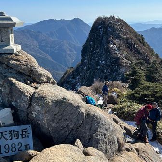 天狗岳👺と南尖峰