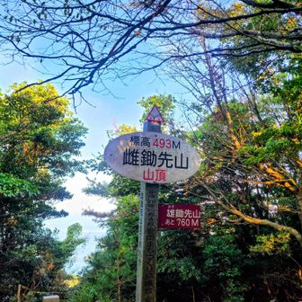 3座目は雌鋤先山(めんすきさきやま)です😊