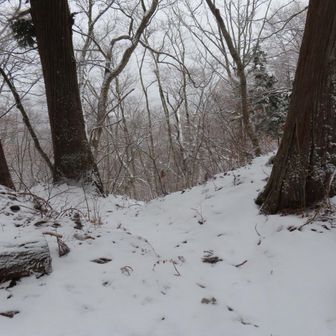 猪野沢口方面　冬は雪崩注意⚠️