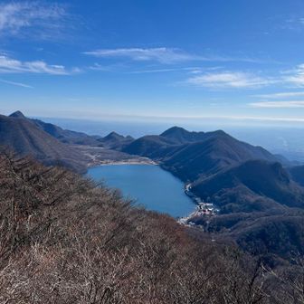 榛名湖を見下ろして