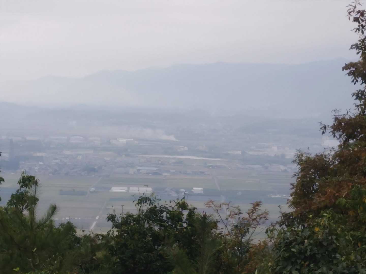 敢国神社バス停-南宮山登山口-南宮山-岡山-大光寺-北向地 周回コースの写真