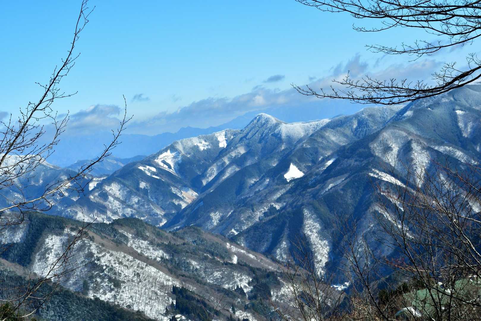 下山中の景色です。