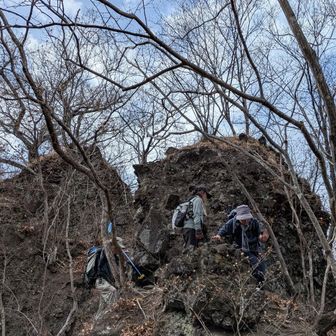 ハードな道を降りて…