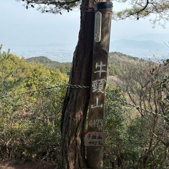 四座目　牛頸山山頂登頂です⛰️