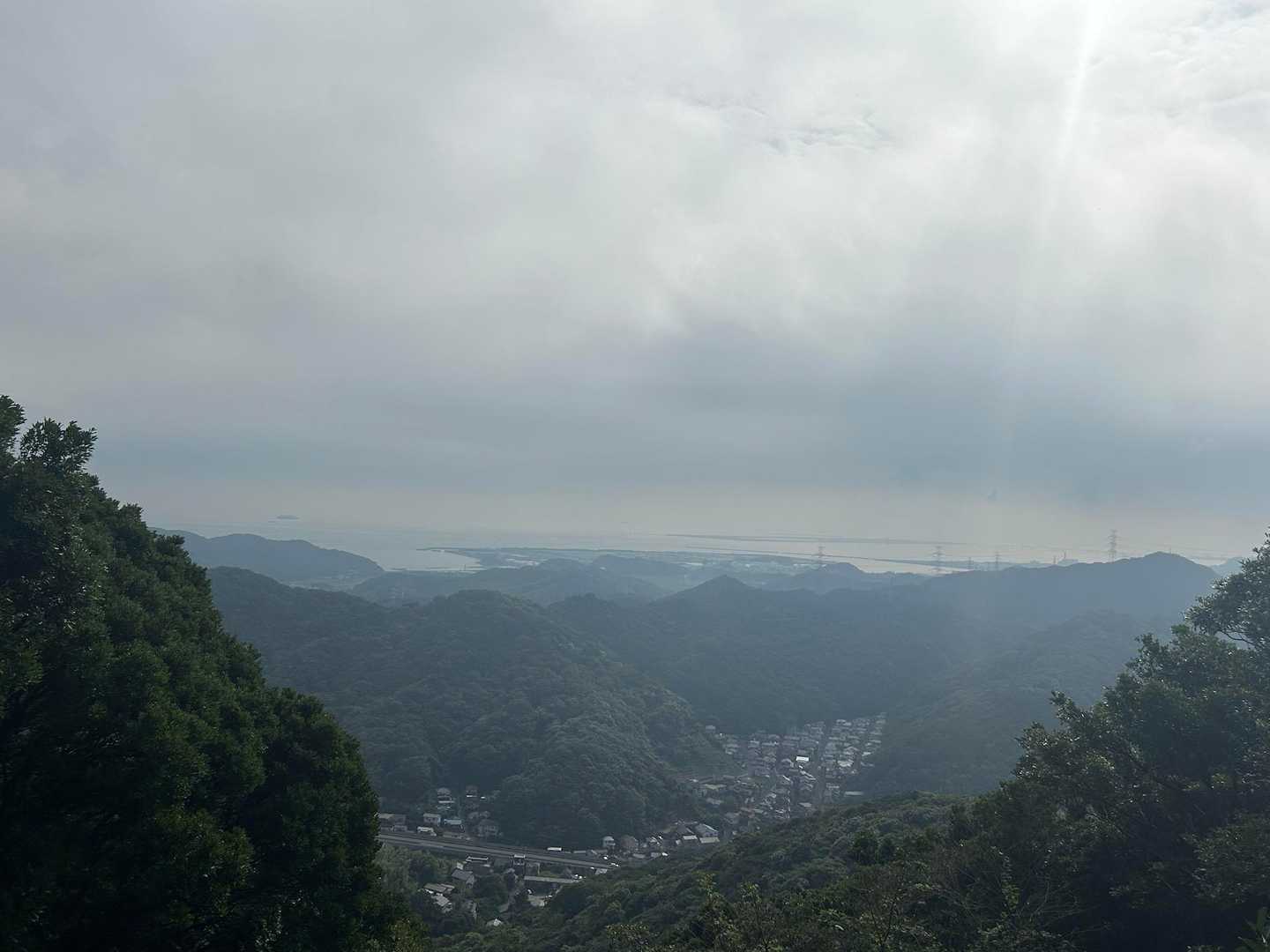 矢筈山からの展望。