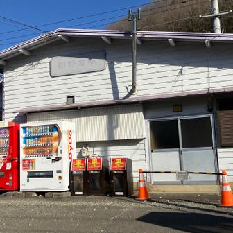 カワイイ田野倉駅。
