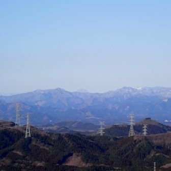 皇海山▲
(薄っすら真ん中)

よく見えます☀️
