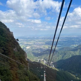 帰りもロープウェイ🚡
楽チンです♪