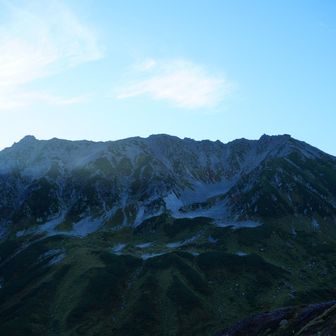 朝の立山
