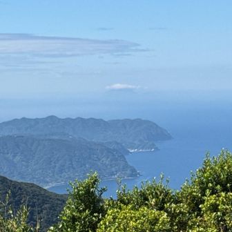 屋久島が見えます 宮之浦岳 九州最高峰