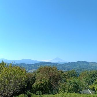 富士山が見えました。吾妻山　西側