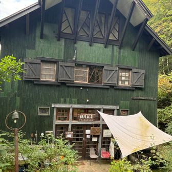 朝日鉱泉ナチュラリストの家まで戻ってきました。受付をしてご主人に午後6時過ぎに戻ってくると伝えて「良いですよ」と快諾していただきました。