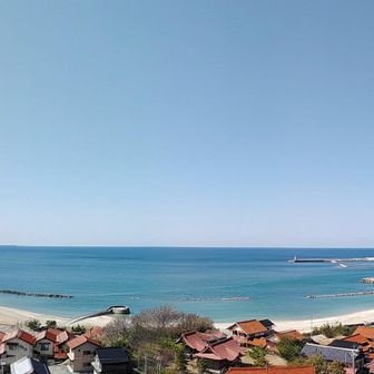 古浦天満宮ルート展望台より　　　　　　　　　　
べた凪ぎ💙
