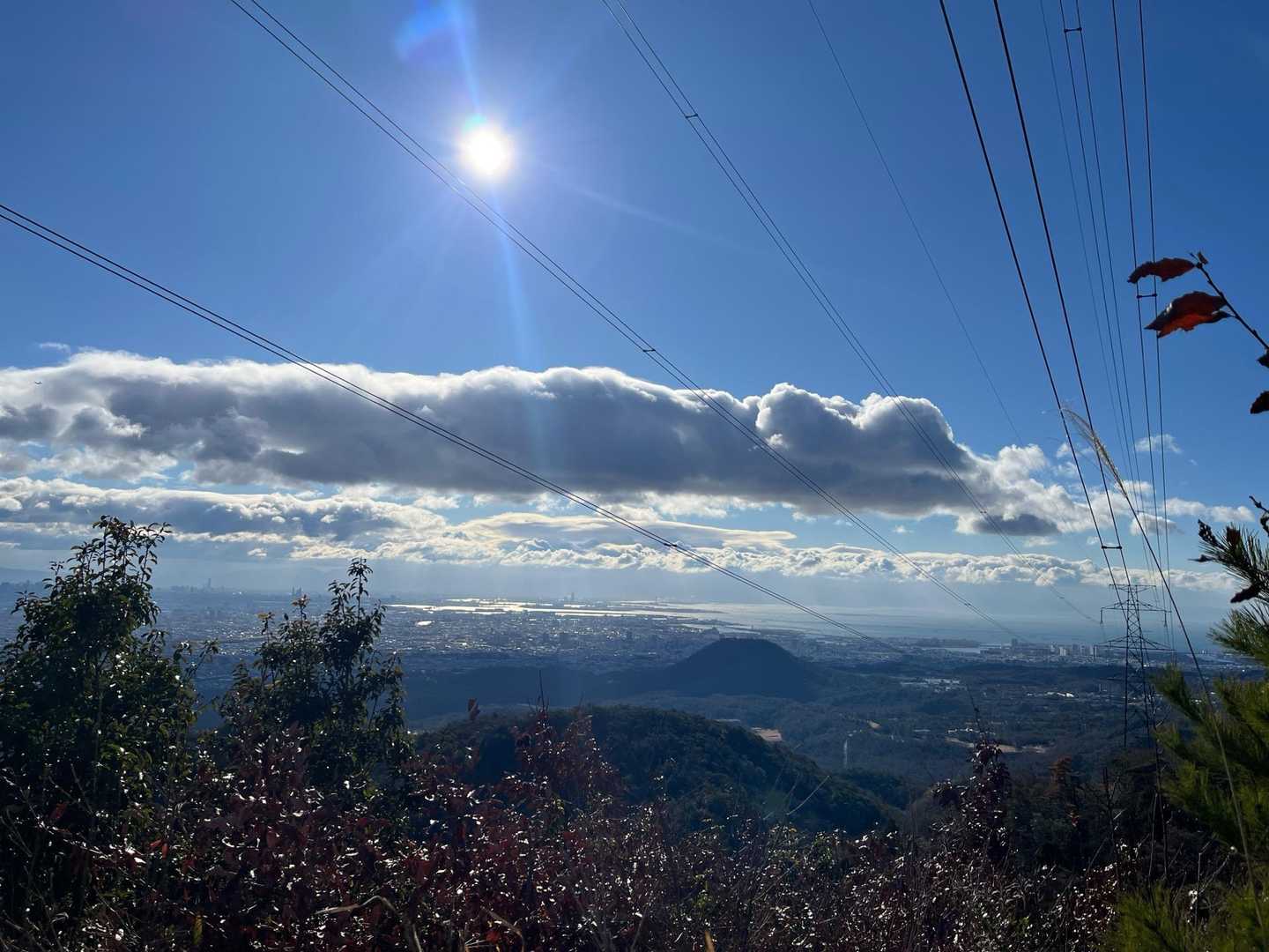 宝塚駅-岩倉山-大谷乗越-船坂峠-水無山-六甲越-六甲山- 縦走コースの写真