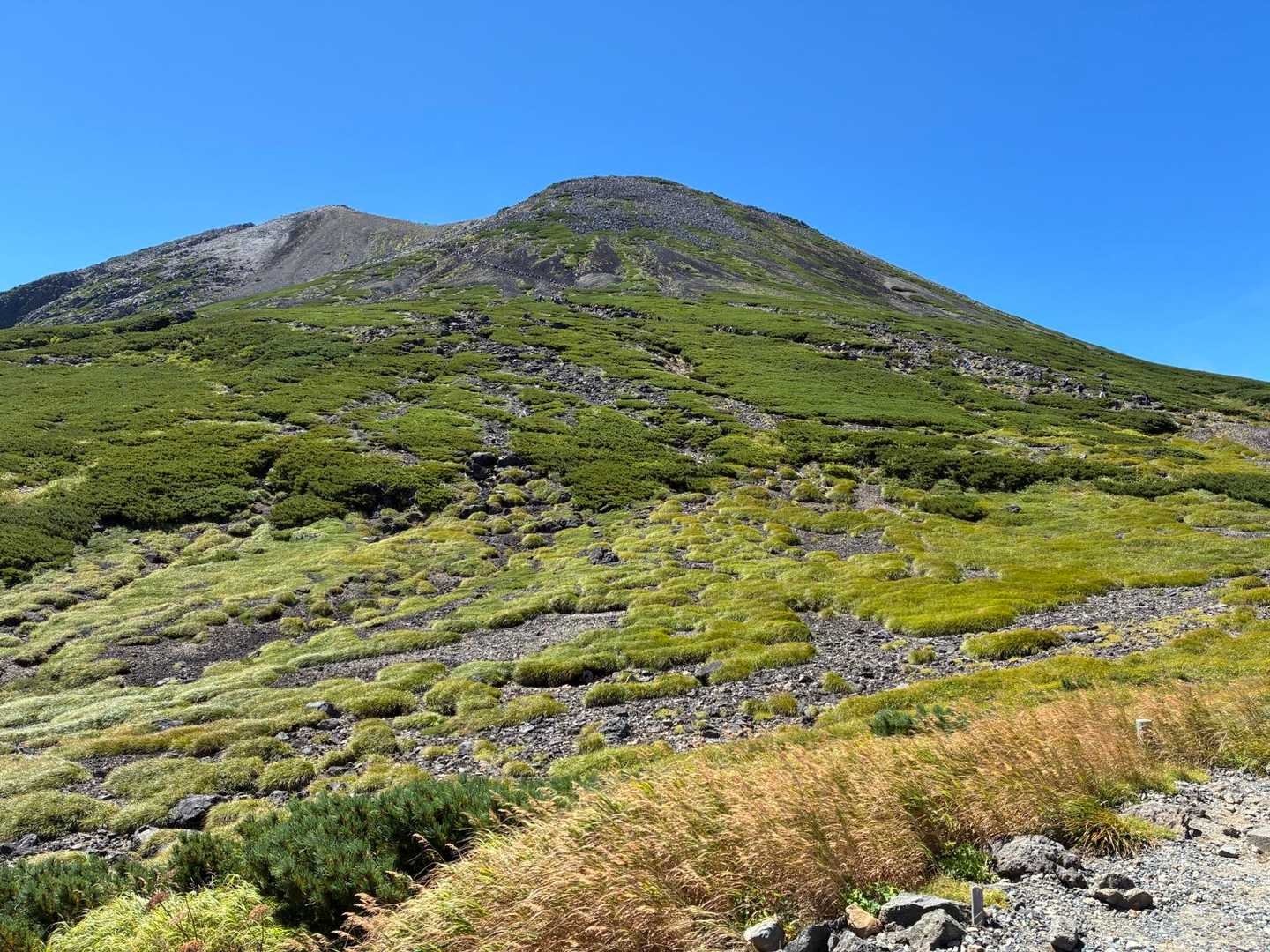三本滝バス停-剣ヶ峰口-乗鞍岳 往復コースの写真
