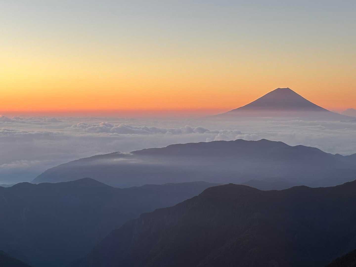 【縦走】北岳→農鳥岳（広河原・奈良田）の写真