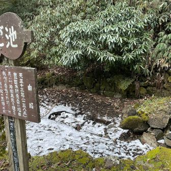 ひさご池もすっからかん