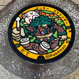 ポケモンのマンホールはつけん