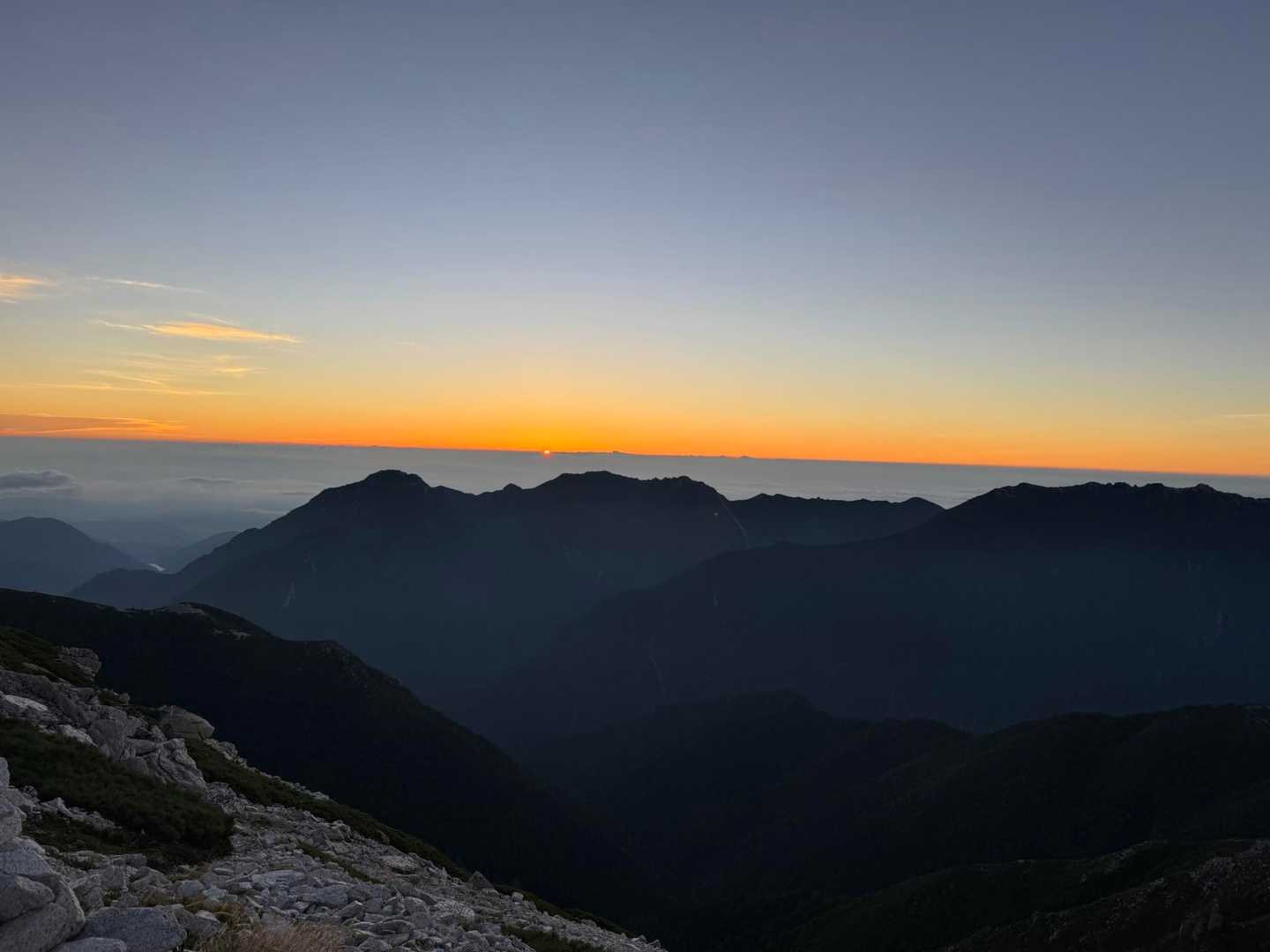 北アルプス裏銀座登山口-前烏帽子岳-烏帽子岳-野口五郎岳- 周回コースの写真