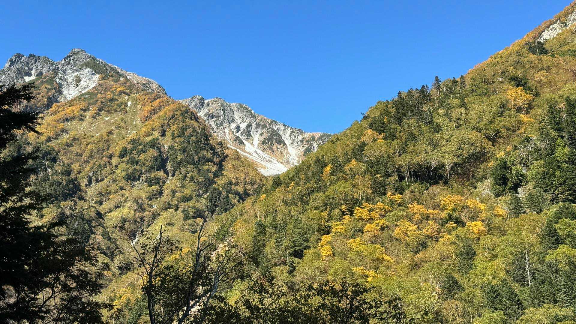 涸沢-小梨平-河童橋 縦走コースの写真